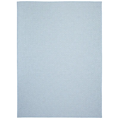 Gardenia Diamond Indoor/ Outdoor Light Blue Rug