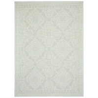 Gardenia Traditional Indoor/ Outdoor Mint Rug