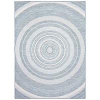 Gardenia Modern Indoor/ Outdoor Blue Rug