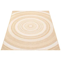 Gardenia Modern Indoor/ Outdoor Gold Rug