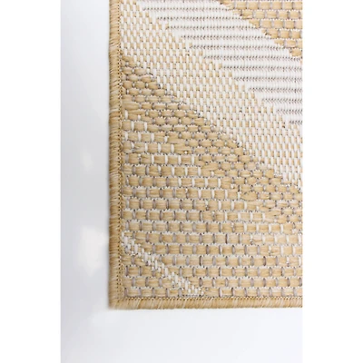 Gardenia Modern Indoor/ Outdoor Gold Rug