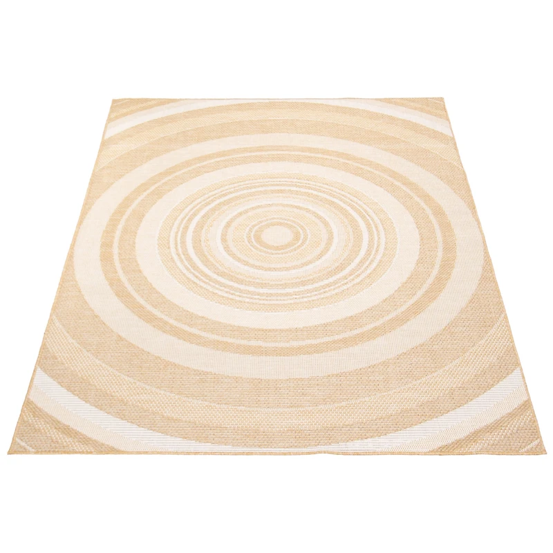Gardenia Modern Indoor/ Outdoor Gold Rug
