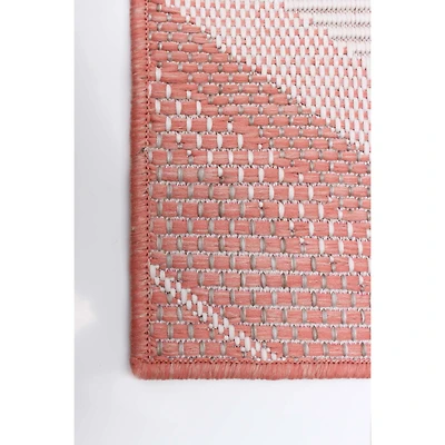 Gardenia Modern Indoor/ Outdoor Coral Rug