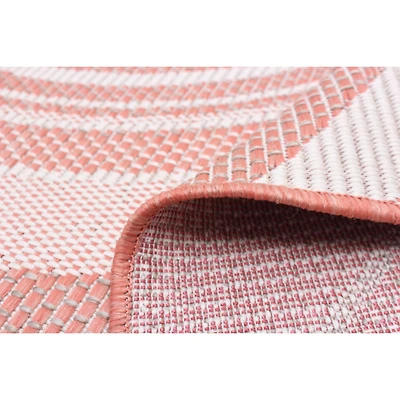 Gardenia Modern Indoor/ Outdoor Coral Rug