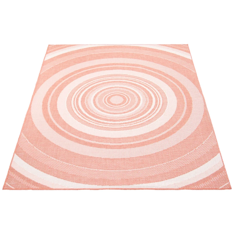 Gardenia Modern Indoor/ Outdoor Coral Rug
