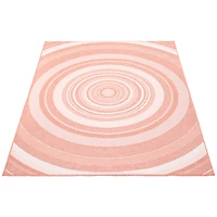 Gardenia Modern Indoor/ Outdoor Coral Rug