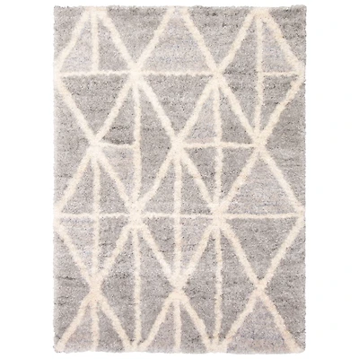 Lova tapis contemporain à poils longs