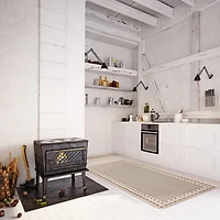 Nagano Indoor/ Outdoor Cream Rug