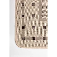Nagano Indoor/ Outdoor Cream Rug