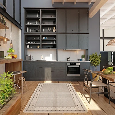 Nagano Indoor/ Outdoor Cream Rug