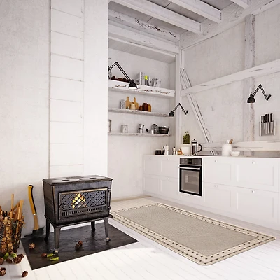 Nagano Indoor/ Outdoor Cream Rug