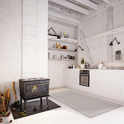 Nagano Indoor/ Outdoor Grey Rug