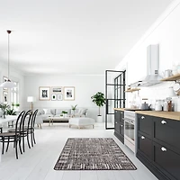 Ra Indoor/ Outdoor Black Rug