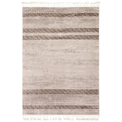 Kybella Coastal Ivory/Grey Bohemian Area Rug