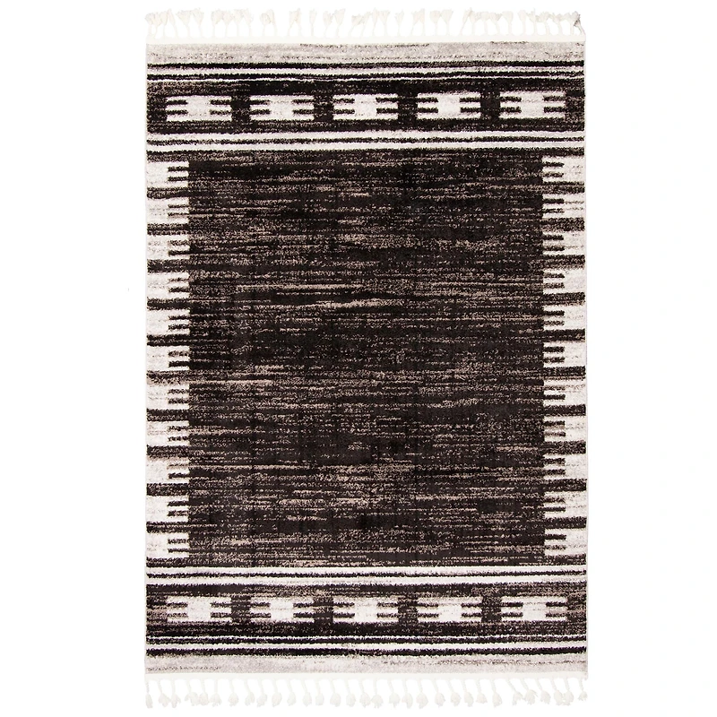 Kybella Harmony Black Bohemian Area Rug