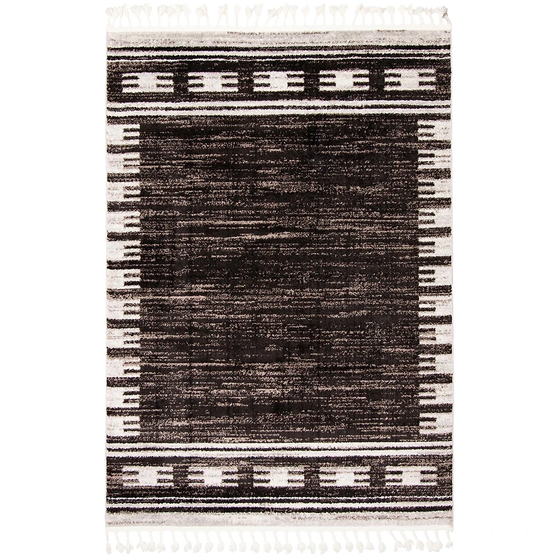Kybella Harmony Black Bohemian Area Rug