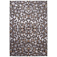 Cheetah tapis contemporain ivoire
