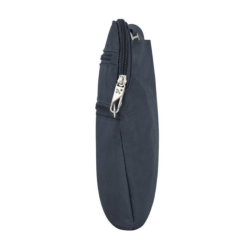 Travelon Anti-Theft Classic Slim Double Zip Crossbody - Midnight