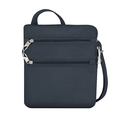Travelon Anti-Theft Classic Slim Double Zip Crossbody - Midnight