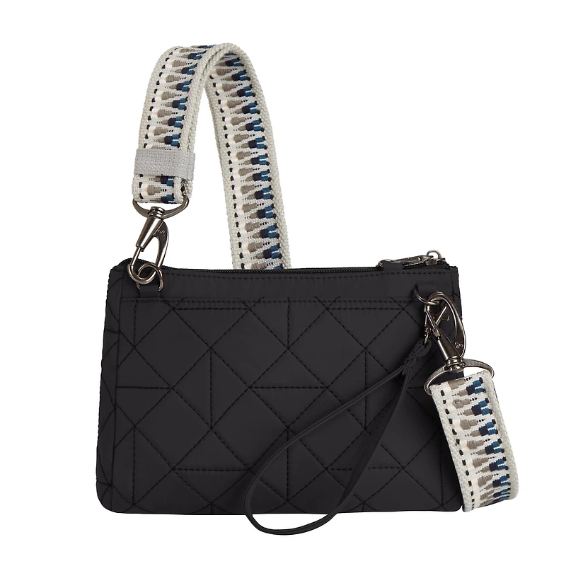 Travelon Anti-Theft Boho Clutch Crossbody - Black