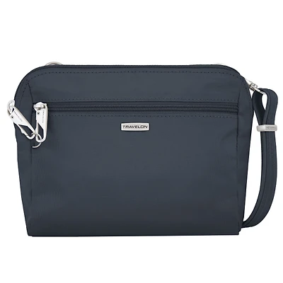 Travelon Classic Sac bandoulière convertible et banane anti-vol
