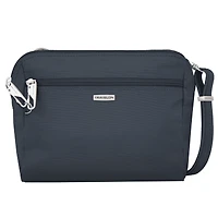 Travelon Classic Sac bandoulière convertible et banane anti-vol