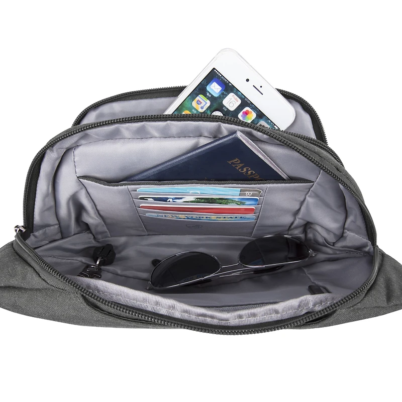 Travelon Metro Waistpack - Gray Heather