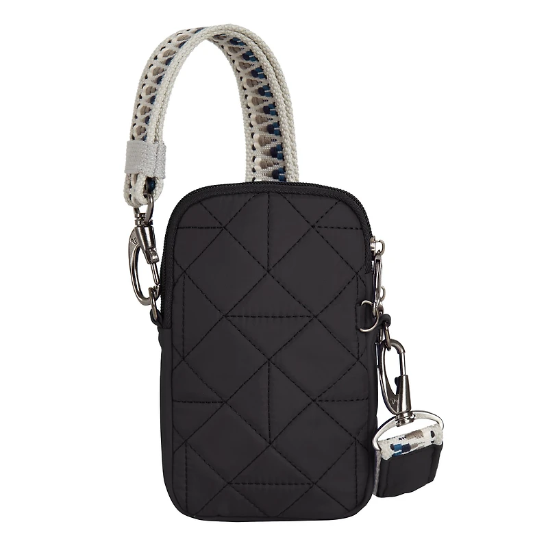 Travelon Boho Anti-Theft 2 Compartment Phone Crossbody