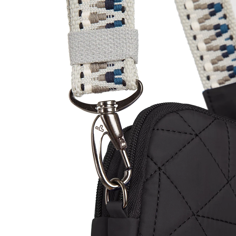 Travelon Boho Anti-Theft 2 Compartment Phone Crossbody