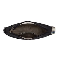 Travelon Boho Sac bandoulière croissant anti-vol - Noir