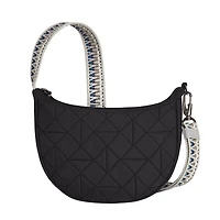 Travelon Boho Sac bandoulière croissant anti-vol - Noir