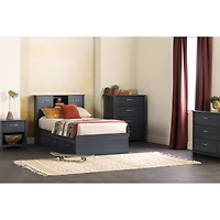 Ulysses Twin Mates Platform Storage Bed with 3 Drawers