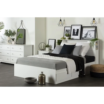 Vito 6-Drawer Dresser - White