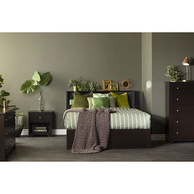 Vito 5-Drawer Chest - Brown