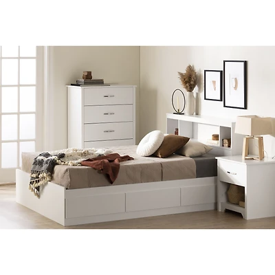 Fusion 5-Drawer Chest - White