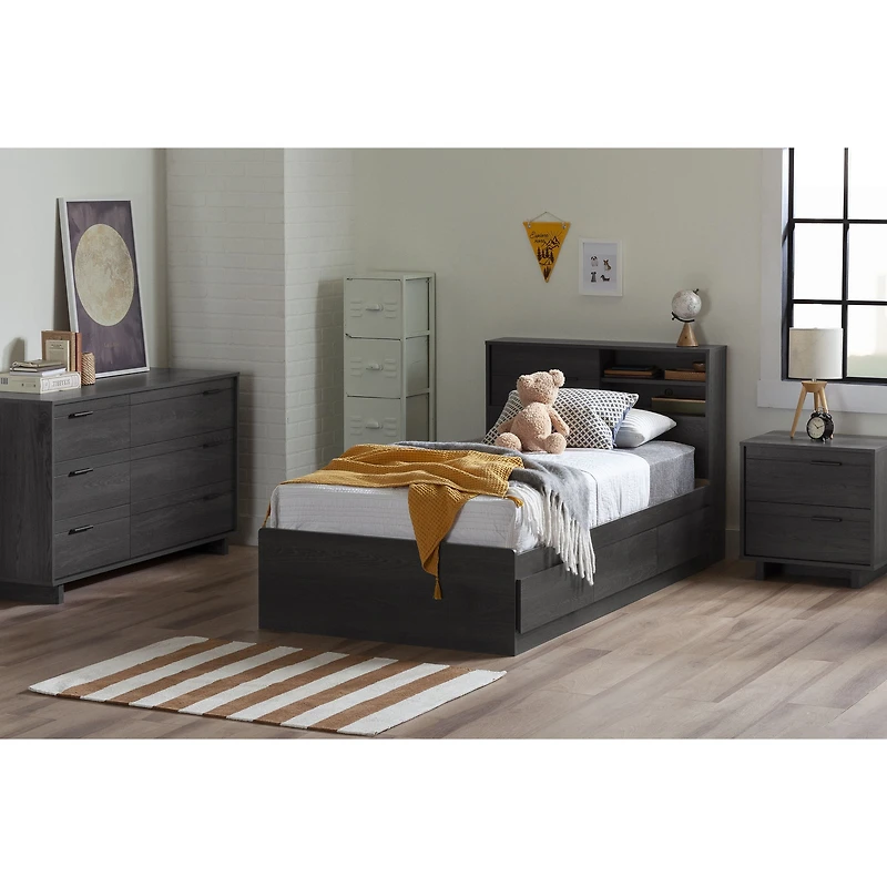 Fynn Twin Mates Bed with 3 Drawers