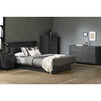 Musano 2-Drawer Nightstand with Metal Legs