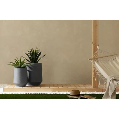 Dalya Set of 2 Planters - Grey