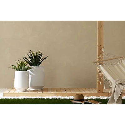 Lot de 2 cache-pots Dalya - Blanc