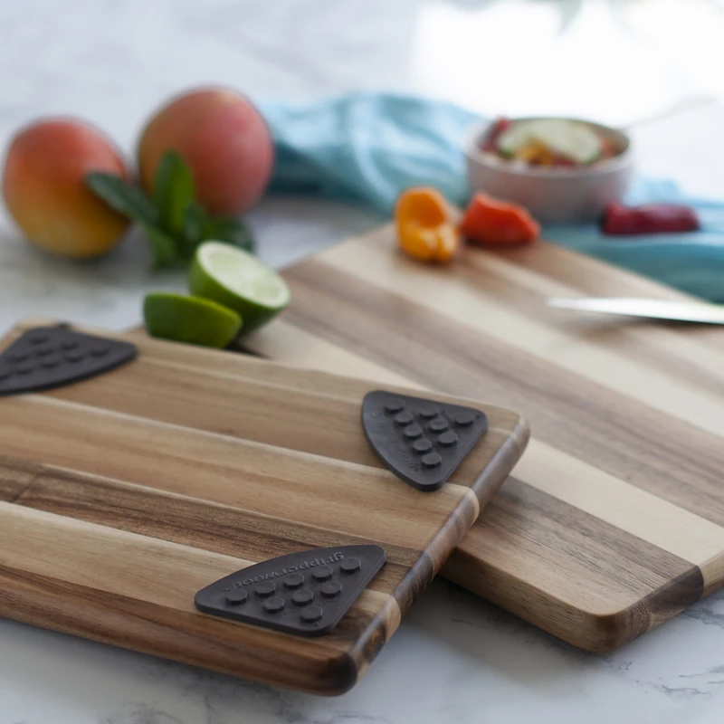 Architec GRIPPER™ Acacia Cutting Boards, Set of 2