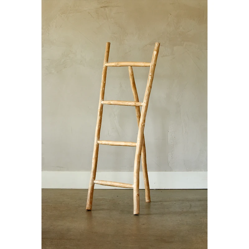 Accent Ladder with Wood Foot  