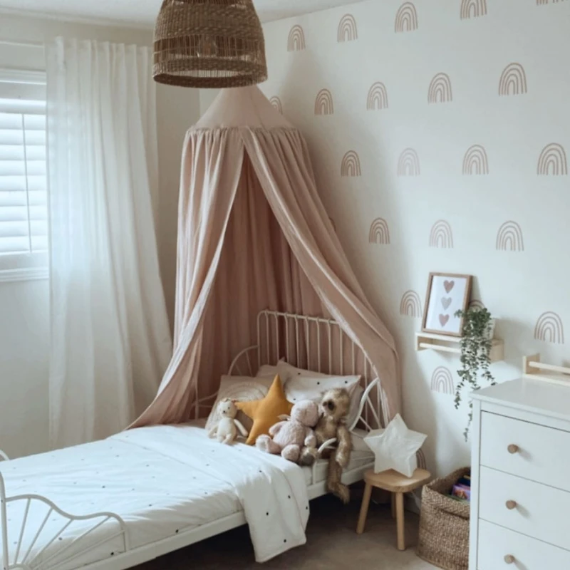 Minimalist rainbows wall decals