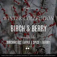 Birch & berry candle and reed - Duo