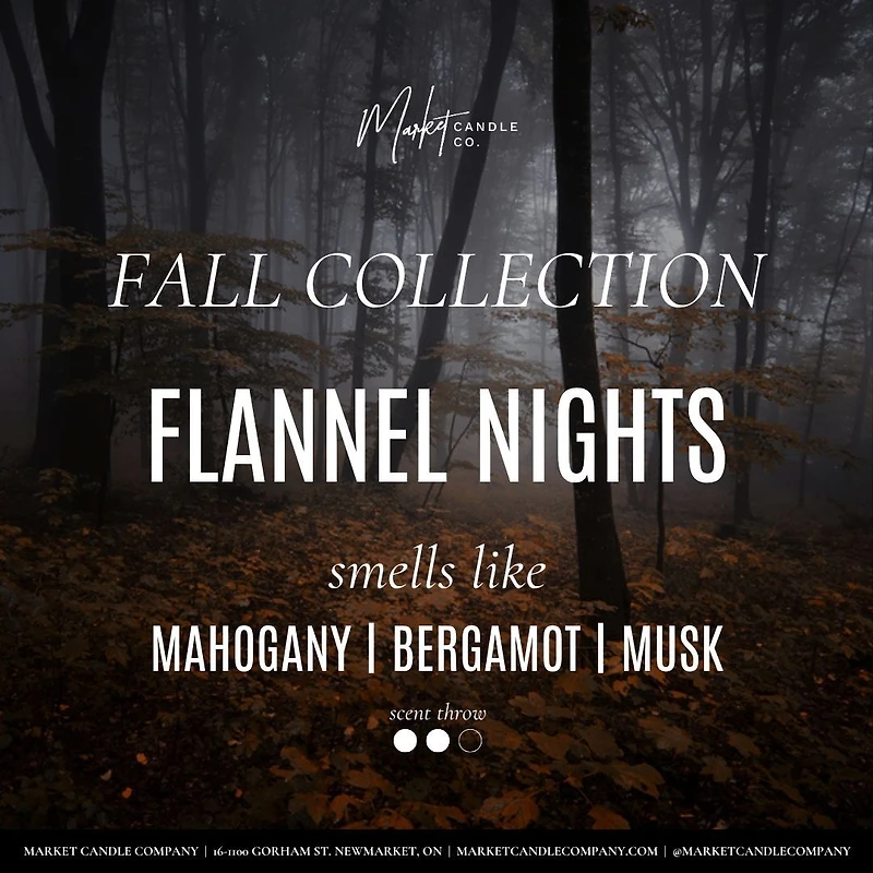 Flannel nights candle and reed - Duo