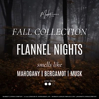 Flannel nights candle and reed - Duo