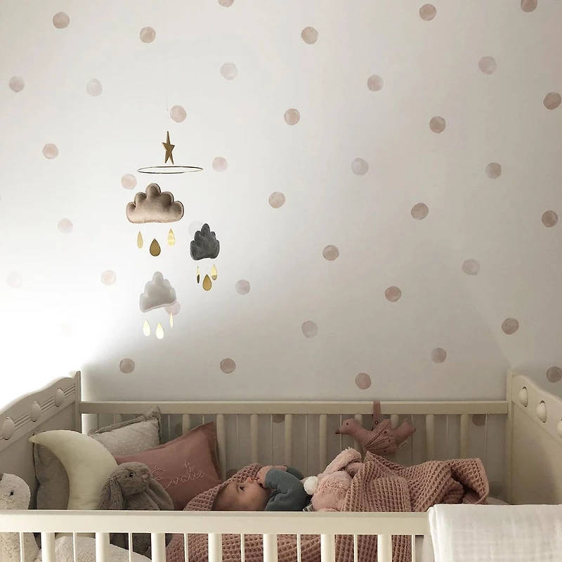 Cloud Mobile - Taupe, Grey & White