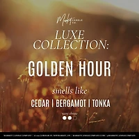 Golden hour candle and reed - Duo