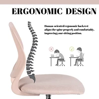 Chaise de bureau en tissu  - Beige