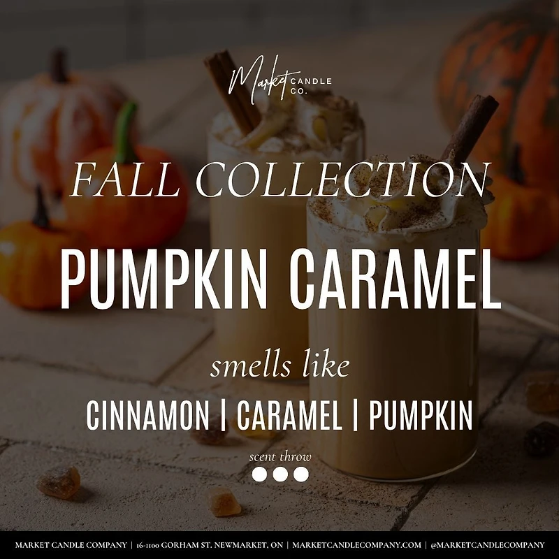 Black ceramic pumpkin candle