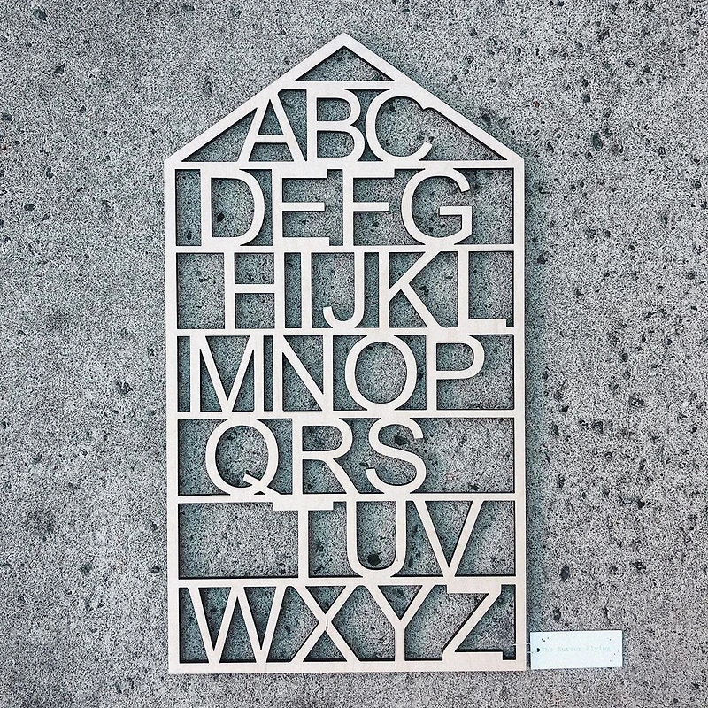 Alphabet mural